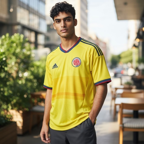 adidas Other - Vintage Adidas Columbian Football Shirt, Small